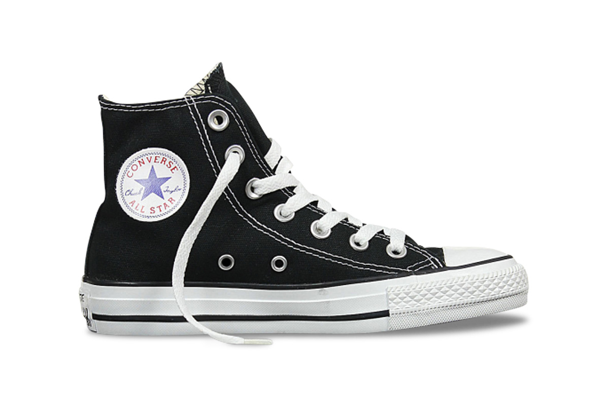 Converse Chuck Taylor All Star Hi (Black, US Mens 5.5 / US Womens 7.5)