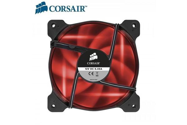 Corsair Air Flow 120mm Fan Quiet Edition Red  LED 3 PIN - Superior cooling performance and LED illumination