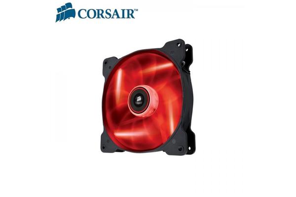 Corsair Air Flow 140mm Fan Quiet Edition w/Red LED 3 PIN - Superior cooling performance and LED illumination