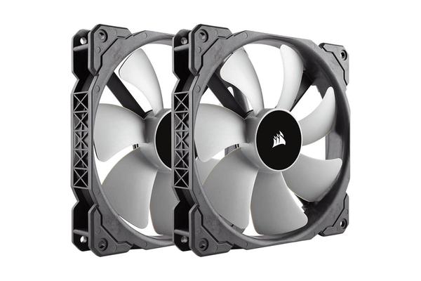 Corsair ML140 140mm Premium Magnetic Levitation Fan  Twin Pack