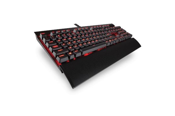 Corsair K70 LUX Red LED Cherry MX BLUE Mechanical Switch Keyboard