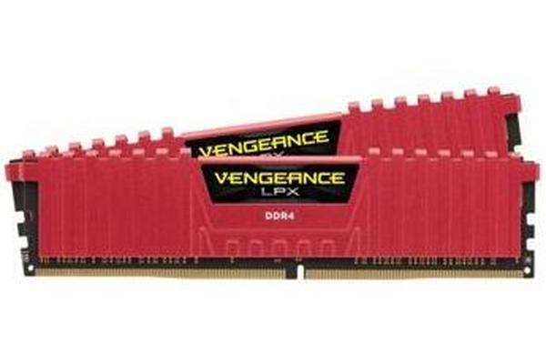 Corsair Vengeance LPX 8GB (2x4GB) DDR4 2133MHz C13 Desktop Gaming Memory Red