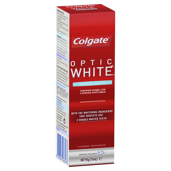 Colgate Toothpaste Optic White Enamel 95g