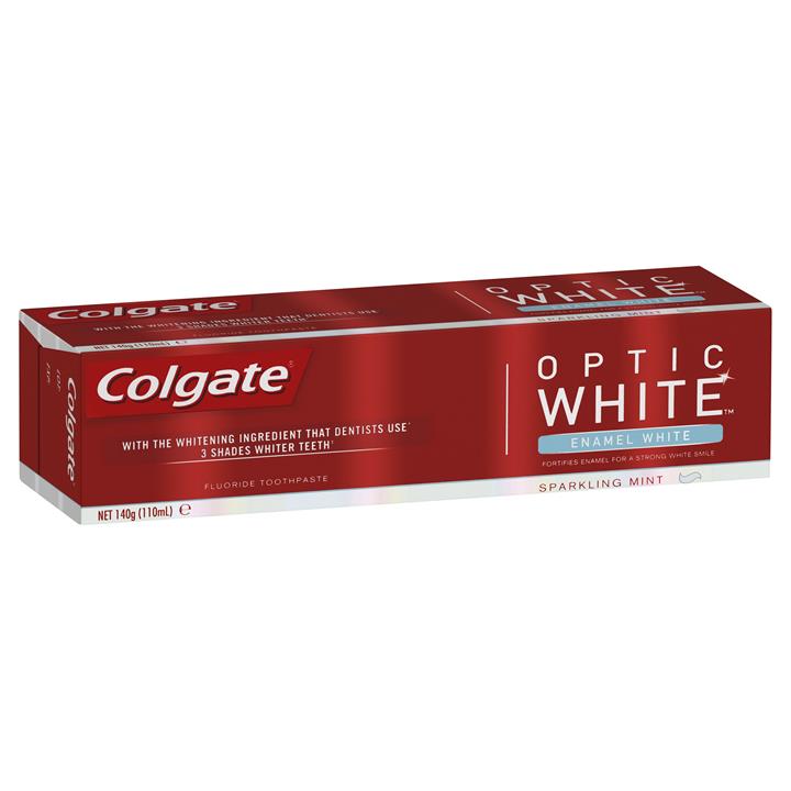 Colgate Toothpaste Optic White Enamel 140g