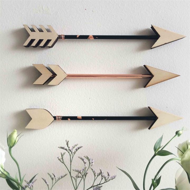 Copper Foiled Arrow Set