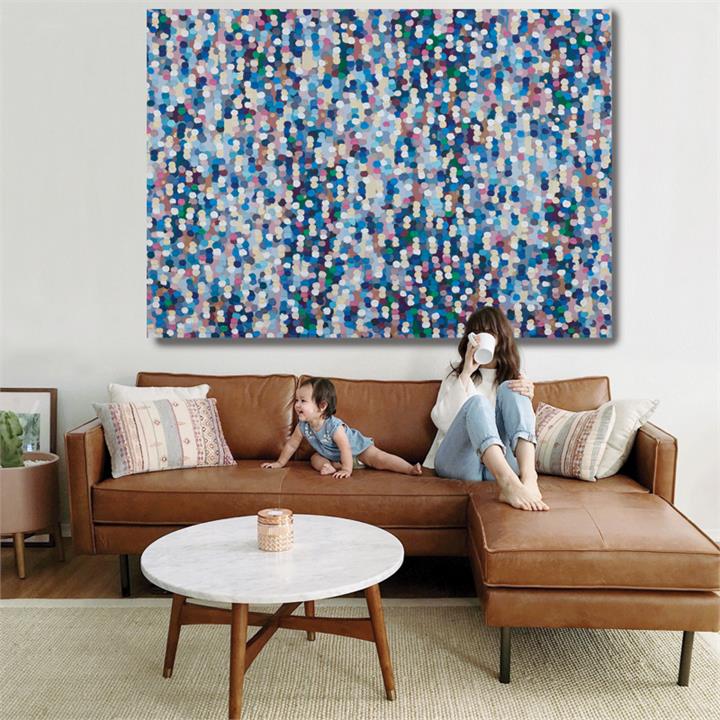 Confetti Rain | 2A0 Limited Edition | Unstretched Canvas Print