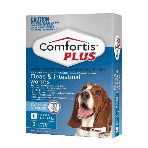 Comfortis Plus Blue 18.1-27kg 3 pack