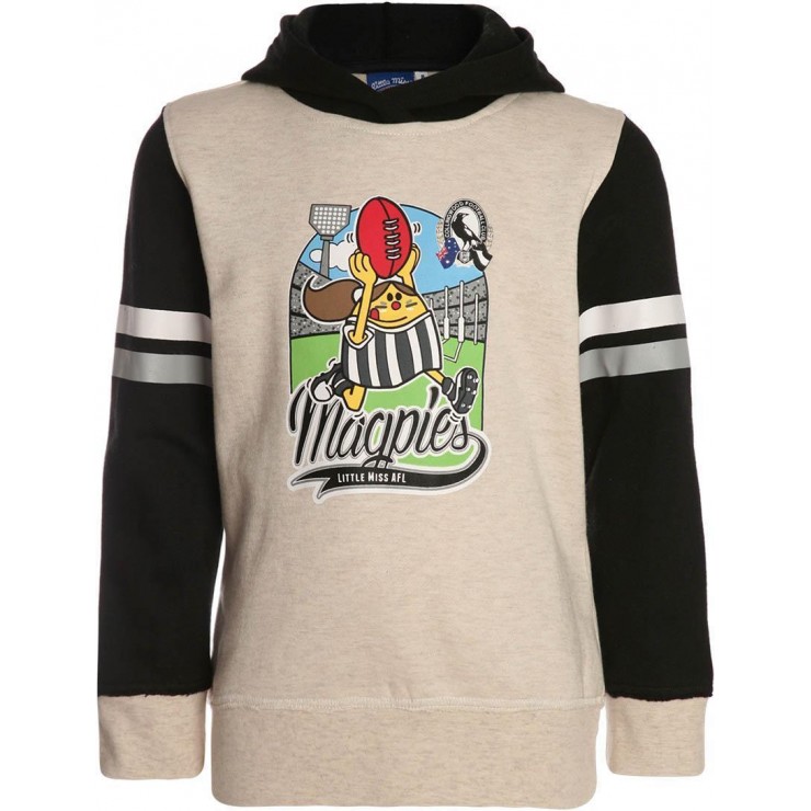 Collingwood Magpies Girls Little Miss Hoodie