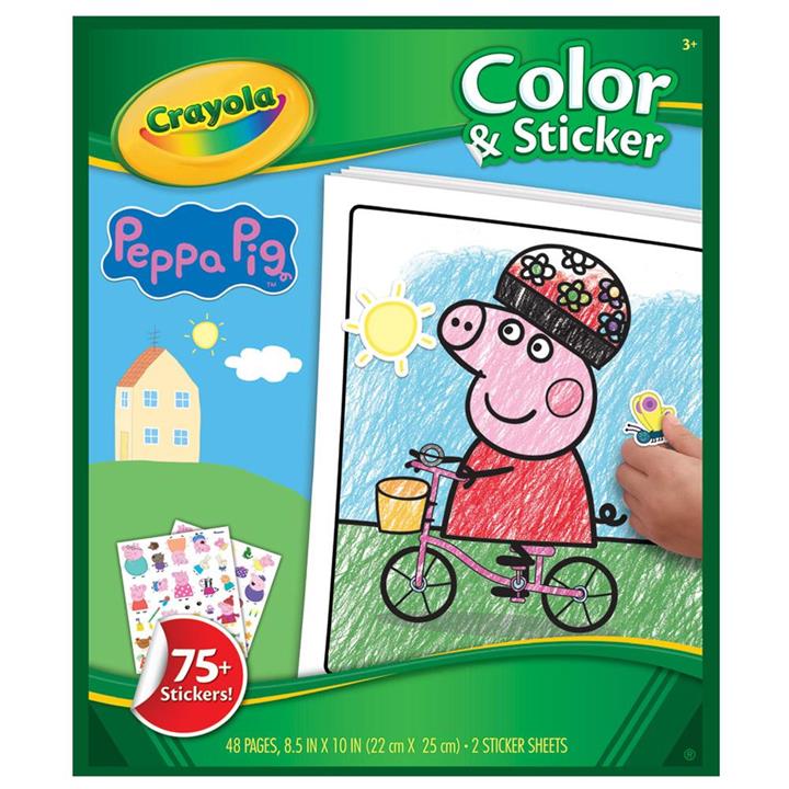 Crayola Colour & Sticker Peppa Pig Set