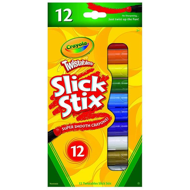 Crayola Twistable Slick Stix Crayons - 12 Pack