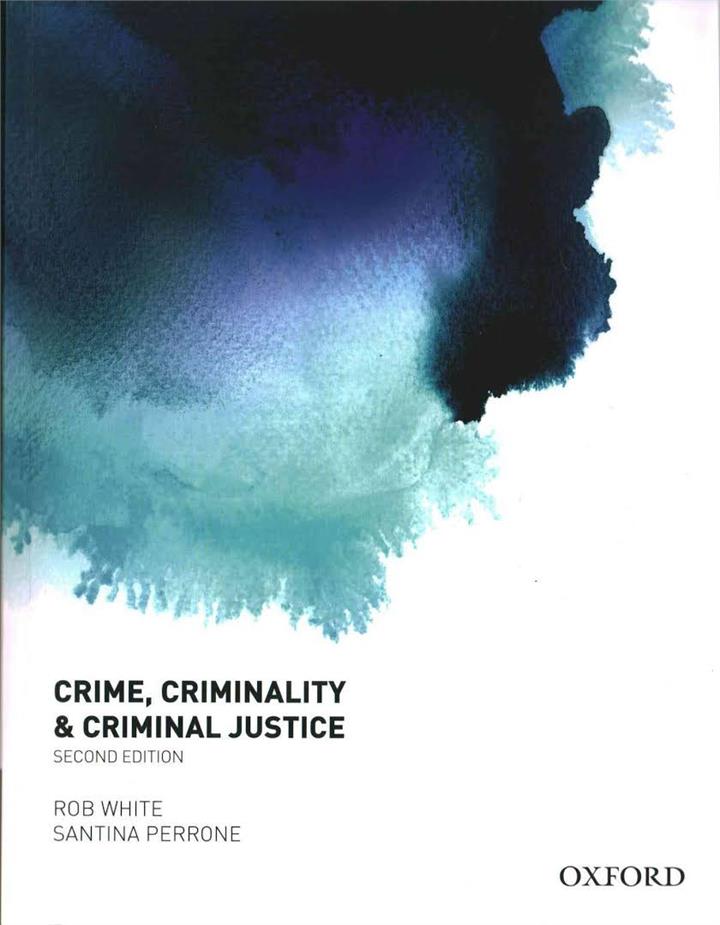 Crime; Criminality and Criminal Justice