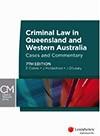 Criminal Law in Qld & WA  (7th Ed ) + Carter's Criminal Law o