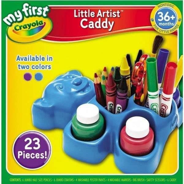 Crayola My First Little Artist Bear Caddy - Blue