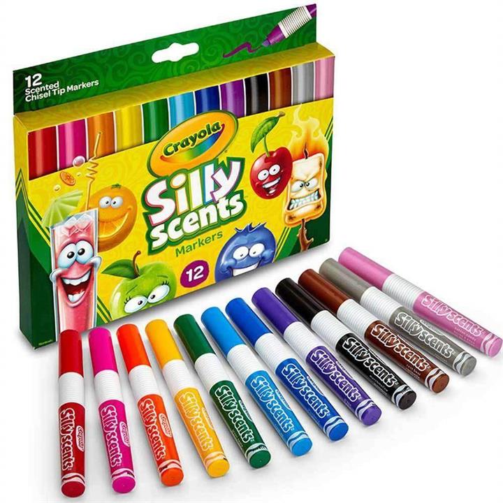 Crayola Silly Scents Chisel Tip Markers 12 Pack