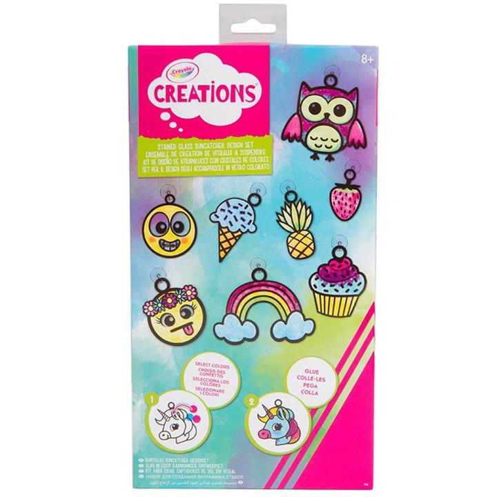 Crayola Creations Stained Glass Suncatcher Design Set