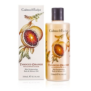 Crabtree & Evelyn Tarocco Orange& Eucalyptus & Sage Skin Invigorating Bath & Shower Gel 250ml/8.5oz