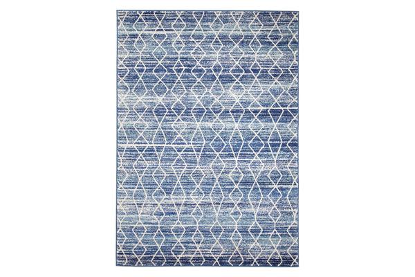 Culture Blue Transitional Rug 400x300cm