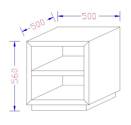 Cube Custom Timber Bedside Table