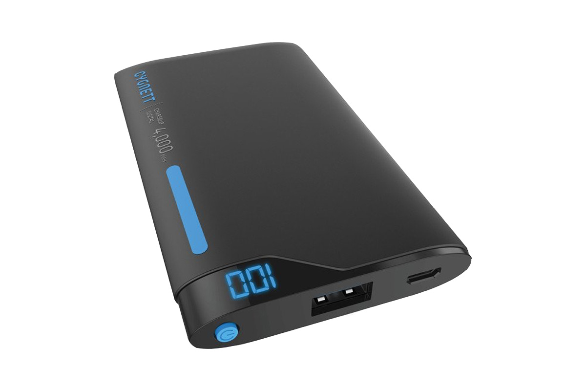 Cygnett ChargeUp 4000mAh Digital Power Bank - Blue (CY1998PBCHE)