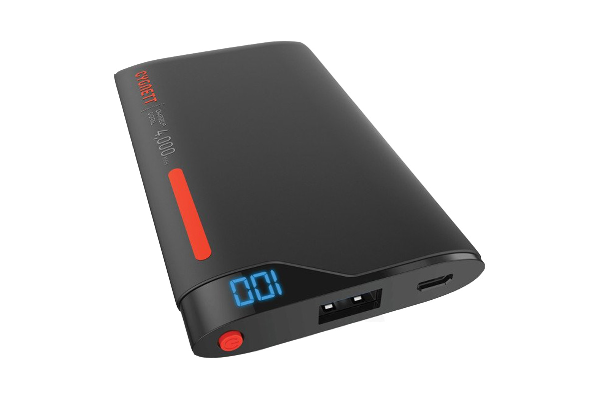 Cygnett ChargeUp 4000mAh Digital Power Bank - Red (CY1999PBCHE)