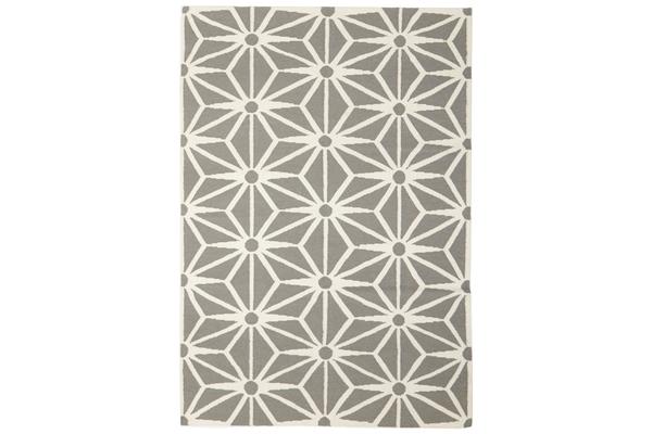 Dandelion Flat Weave Rug Grey 225x155cm