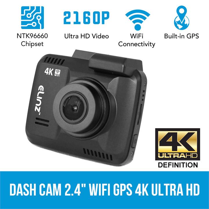 Dash Cam Car Video Camera recorder 2160P WIFI GPS HDMI 150 Novatek 4K Ultra HD