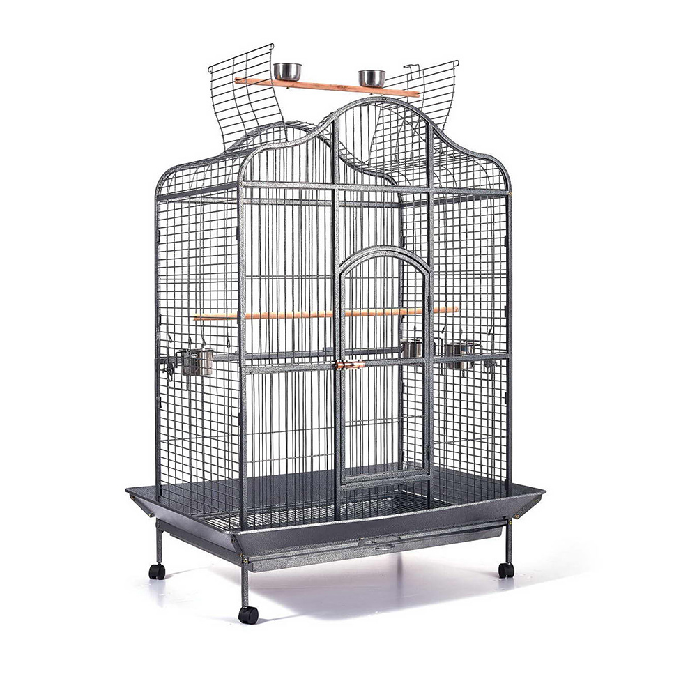 Delux Bird Cage with Stainless Steel Feeders