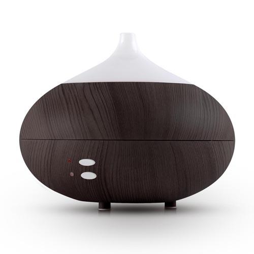 Devanti Ultrasonic Aroma Diffuser LED Essential Oil Humidifier Air Purifier Portable Dark Wood 300ML