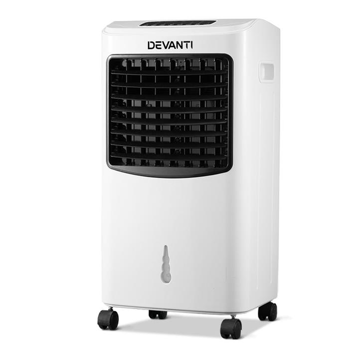 Devanti Evaporative Air Cooler Touch Pad Portable Fan Humidifier Air Conditioner Cooling Remote