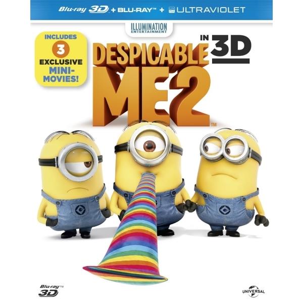 Despicable Me 2 Blu-ray 3D + Blu-ray