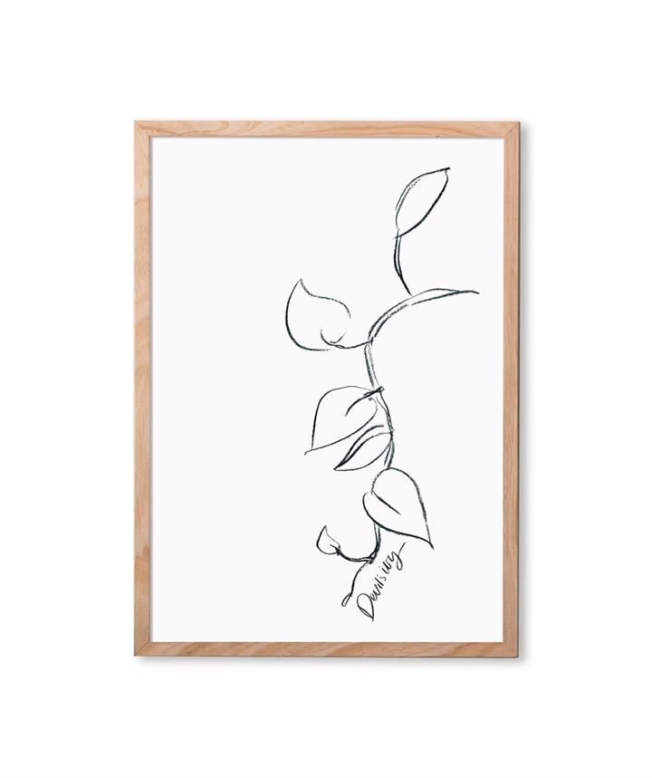 Devils Ivy Art Print Medium