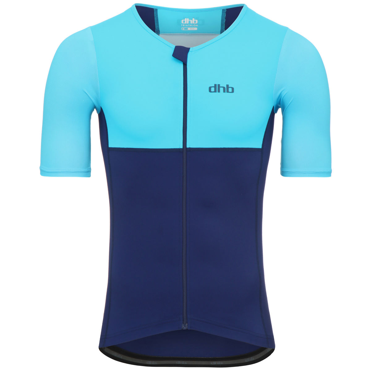 dhb Classic Tri Short Sleeve Top - Extra Large Blue/Navy | Tri Tops