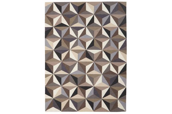 Dimensions Flat Weave Rug Grey 280x190cm