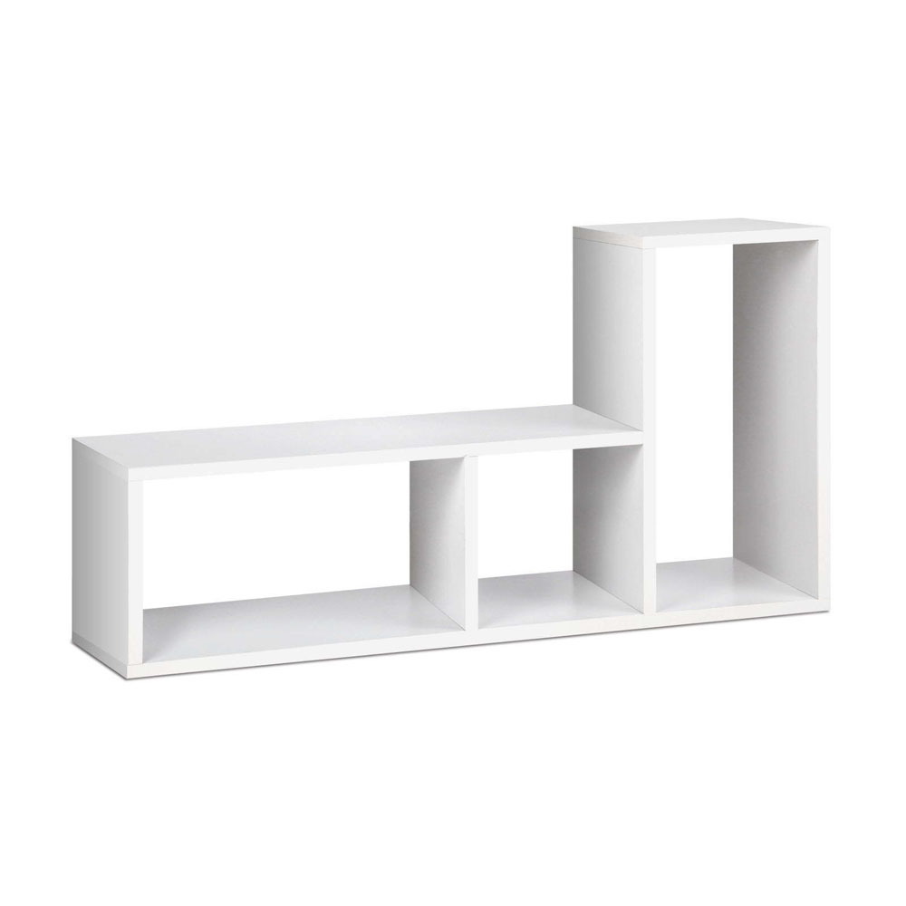 DIY L Shaped Display Shelf (White)