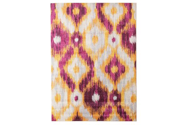 Divinity Burst Aubergine Modern Rug 230x160cm