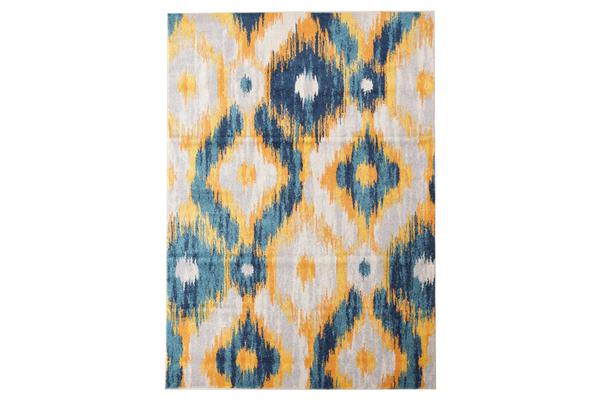 Divinity Burst Blue Modern Rug 230x160cm