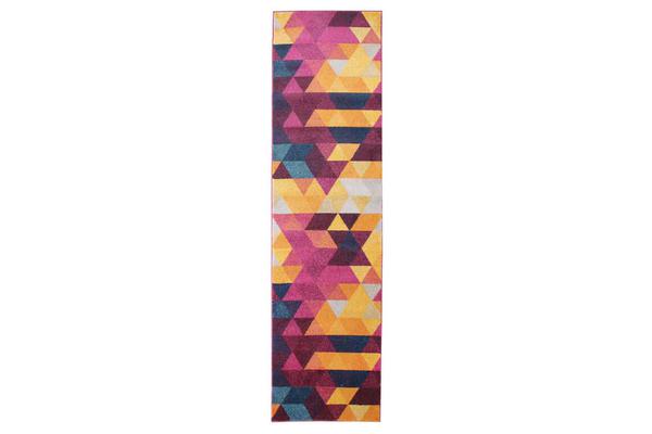 Divinity Triangle Multi Modern RunnerRug 300x80cm