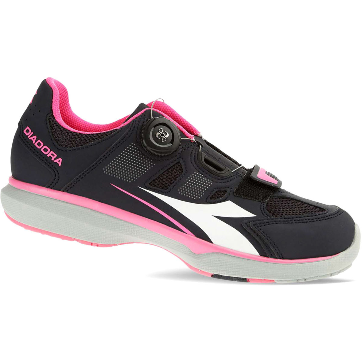 Diadora Diadora Gym W Road Shoes - EU 39 Black Smoke - Pink -