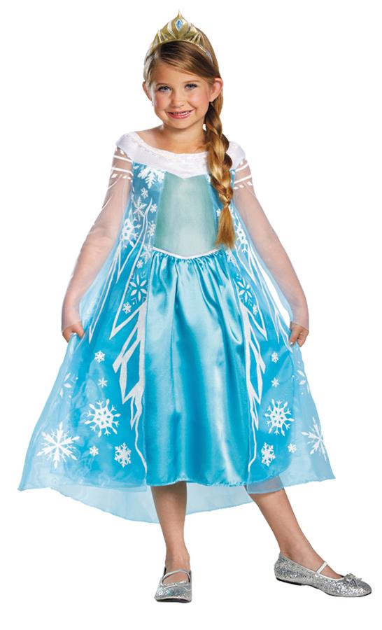 Disney Frozen Deluxe Elsa Toddler / Child Girl's Costume