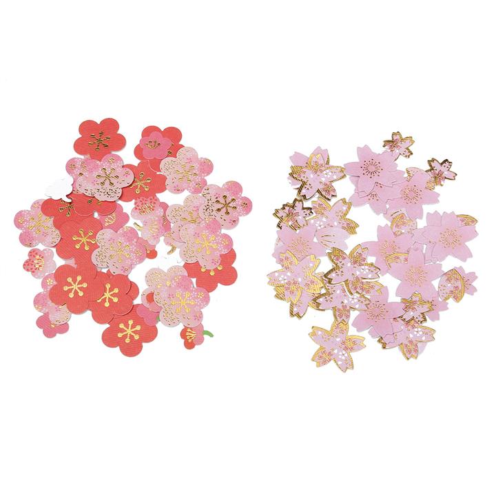 DIY Scrapbooking Paper Cherry Blossoms Diary Stickers Wedding Album Plum Flower Decoration