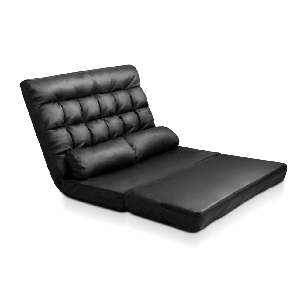 (Double) Size Adjustable Lounge Sofa 10 positions PU Leather