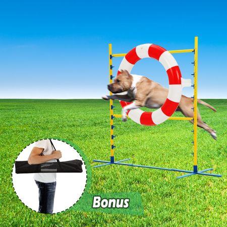 Dog Training Practice Agility Tire Tyre Jump