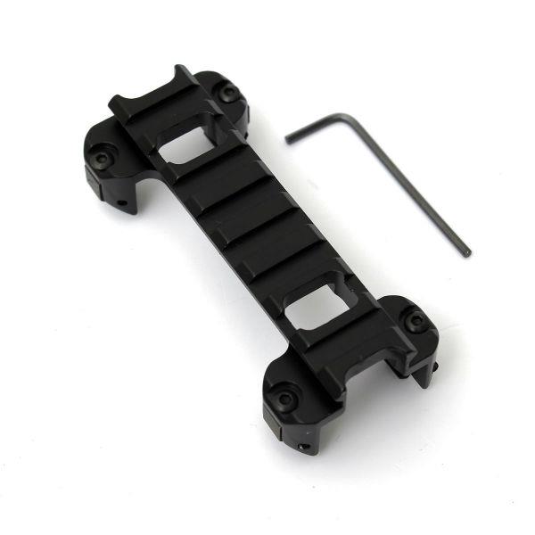 Dovetail Guide Rail Bracket Clip Holder Mount For MP5 Weaver Scope (Flashlight Accessories