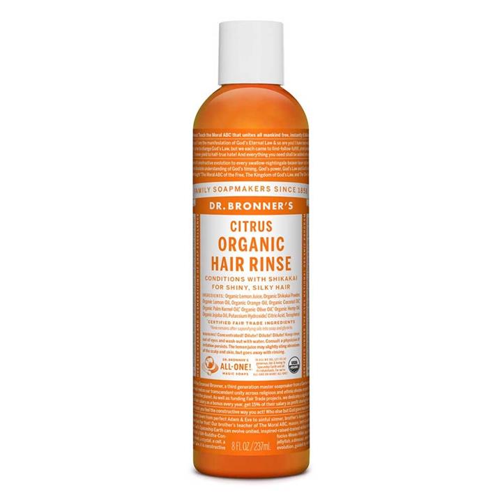 Dr Bronner's Organic Hair Rinse - Citrus (237ml)