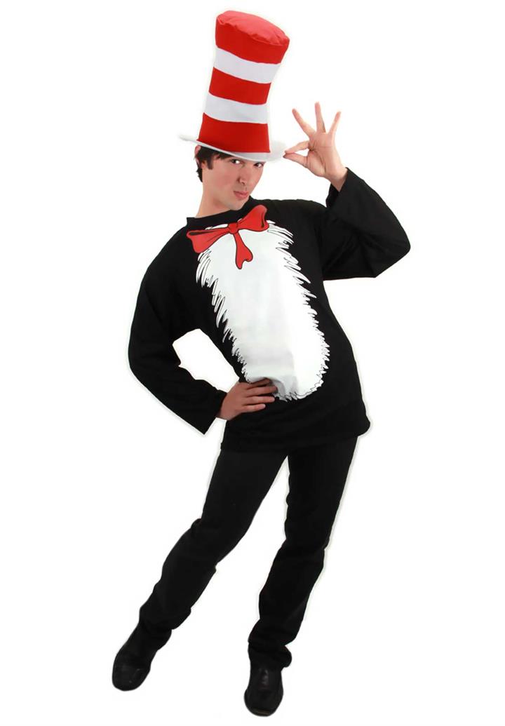 Dr. Seuss Cat In The Hat Adult Costume Kit S/M