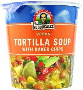 Dr McDougall Big Cup Soup Tortilla with Bake Chips 56g