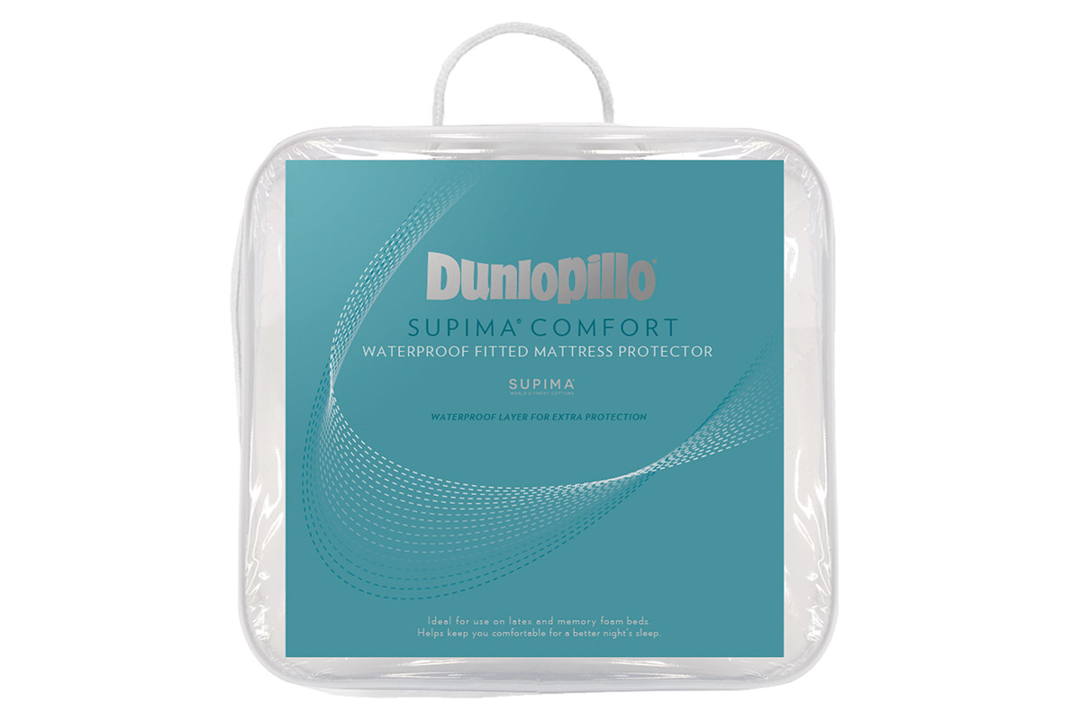 Dunlopillo Supima Comfort Waterproof Mattress Protector (Single)