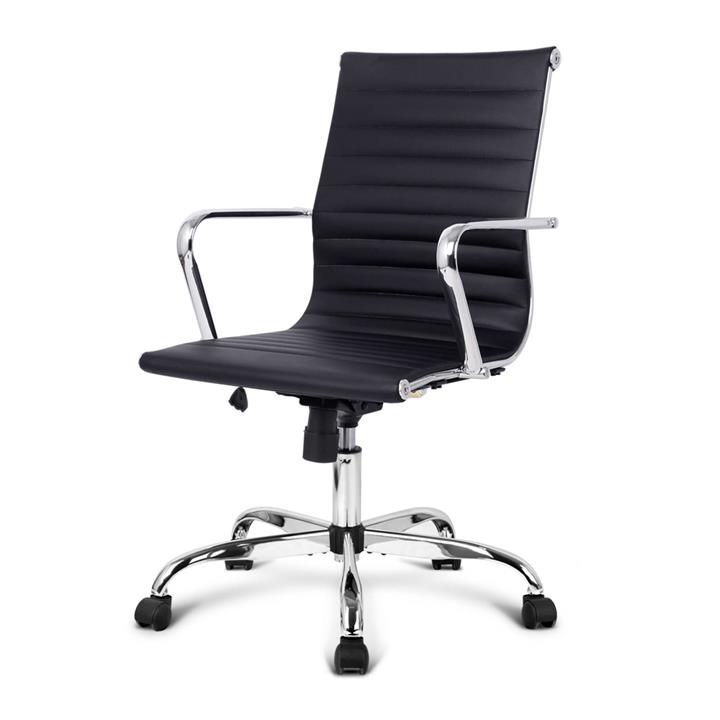 Eames Replica PU Leather Executive Designer Office Chair Black