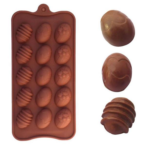 Easter Egg Shape Silicone Chocolate Mold Baking Cake Cookie Ice Mould Fondant Decorating Tool