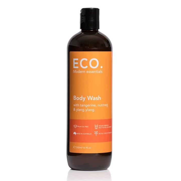 Eco. Body Wash Tangerine, Nutmeg & Ylang Ylang (500ml)